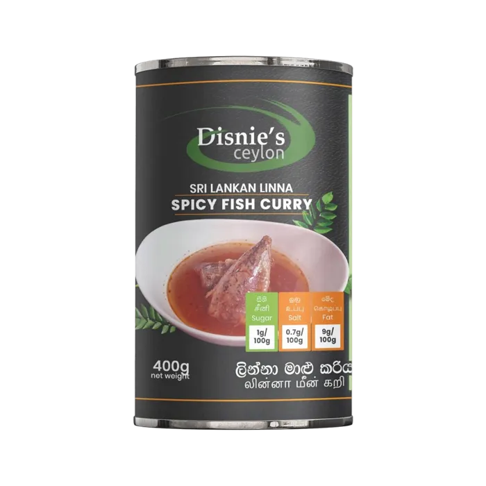 Fish Curry - Linna Spicy ලින්නා මාළු මිරිසට காரமான மீன் கறி  460ml/400g can
