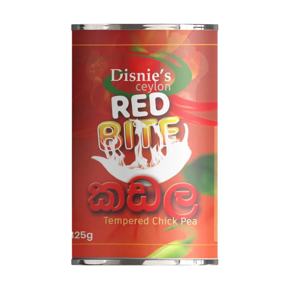 Red-Bite Tempered Chickpeas කඩල கொண்டைகடலை 300g can