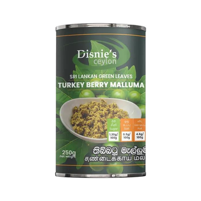 Turkey berry Mallum තිබ්බටු මැල්ලුම 250g can