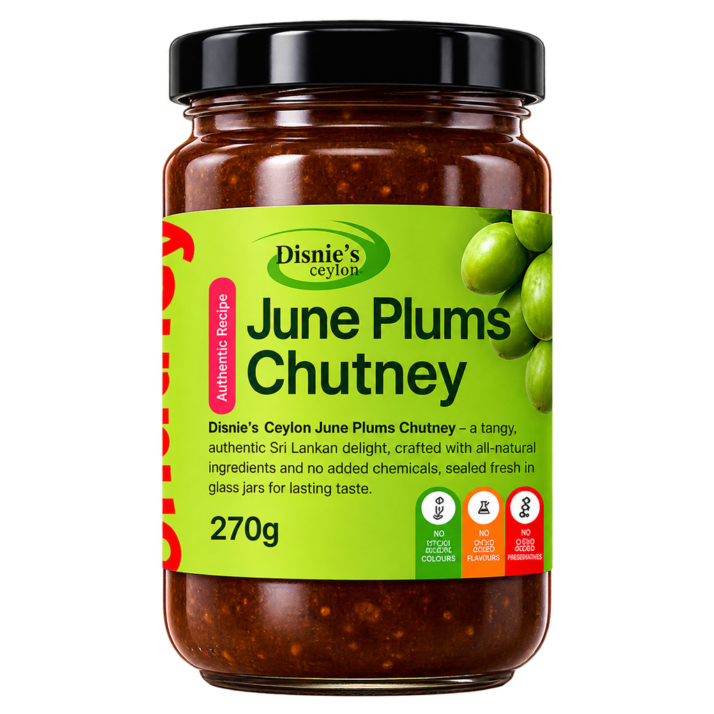 Ambarella (June Plums) Chutney 270g glass jar ඇඹරැල්ලා චට්නි