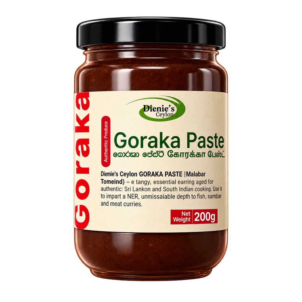 Goraka Paste ගොරකා පේස්ට් 200g/360g Glass Jar